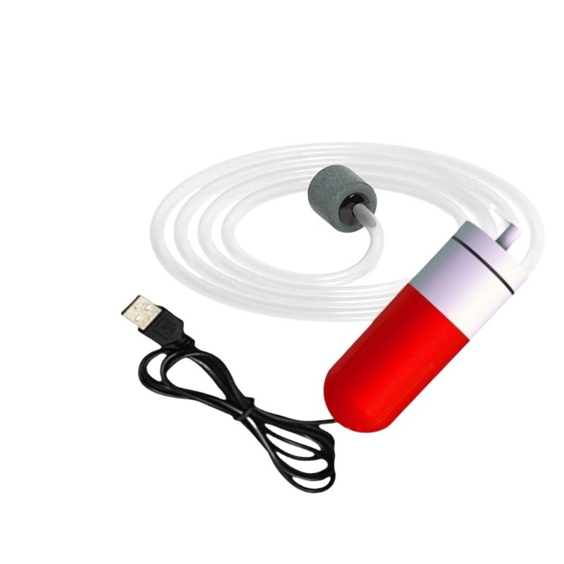 High Efficiency Aquariums Aerator Battery Waterproofed Outdoor Fishing Aerator for Aquariums Pond Travel