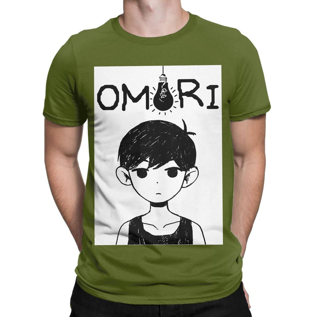 Merchandising Omori Gadget Omori Maglietta 100% Cotone Top Omori T-shirt Per Unisex