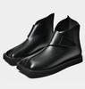 New Trend Mens Ankle Boots Genuine Leather Men Chelsea Boots Fashion Man Casual Shoes All-match High Top Shoes Motorcycle Boots