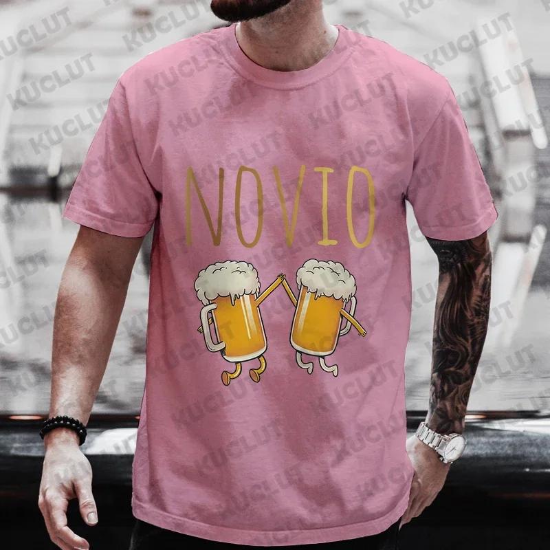 Spanish Boyfriend Evg Team Groom Man T Shirt Single Farewell Short Sleeve Tees Bachelor Party Tshirt Wedding Beer Graphic Tops