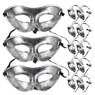15pcs Masquerade Half Face Mask Halloween Vintage Venetian Carnival Prom Eye Mask For Men & Women Cosplay Costume Dancing Ball