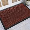 European Half-Round Dirt-Resistant Entrance Mat – Non-Slip Mud Scraper Rubber Carpet