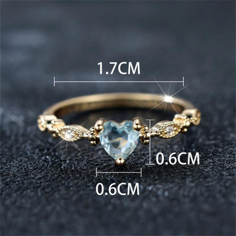 Pinduoduo's new heart shape, trendy and versatile Xiaoxiangfeng ring, jewelry, a must for travel