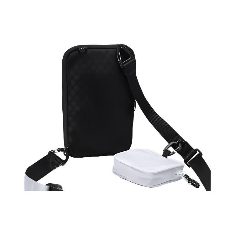 Neue Under Armour Polyester Umhängetasche Crossbody Bag Kleine Größe Unisex Schwarz 1376465-001