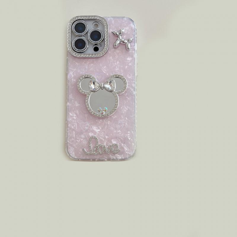 

Блестящий чехол-зеркало со стразами для iPhone 17 Pro Max/Apple 14/15 iPhone 16 Pro Max