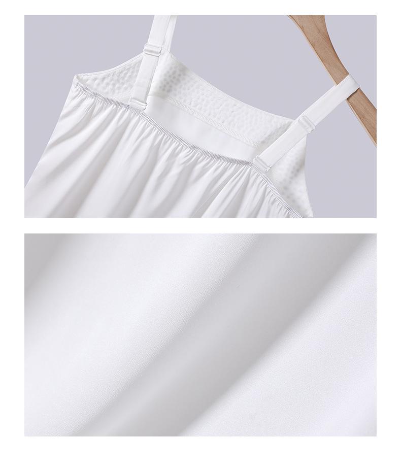2026 Faux Silk Slim Fit Camisole Tank Top for Women - OL Professional Base Layer