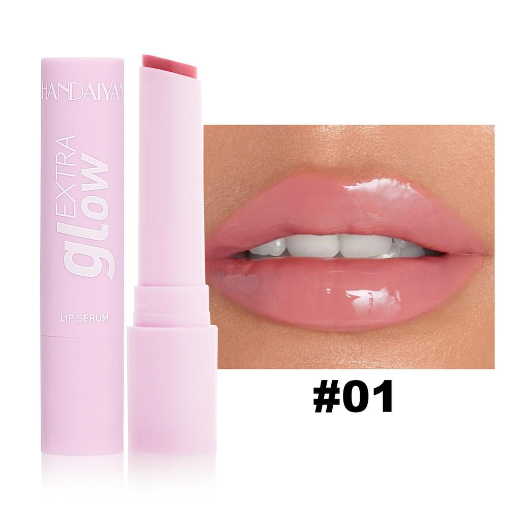 New Butter Moisturizing Lip Glaze Solid Lip Gloss Watery Mirror Moisturizing Preventing Mouth Cracks Hydrating Lip Balm