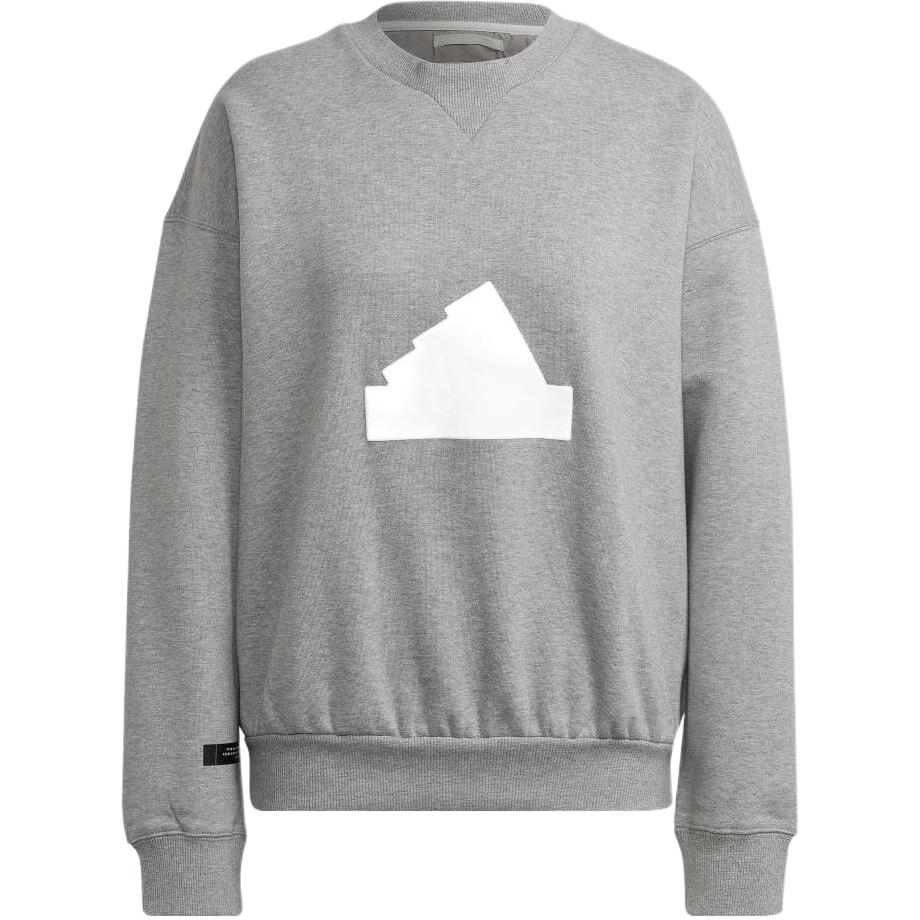 Adidas Sweatshirts Women s Gray Crew Neck Moderate Other HM2850 J/M