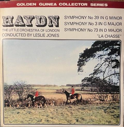 

LP Record JOSEPH HAYDN THE LITTLE ORCHESTRA Symphony No. 39 Symphony No. 3 GSGC14021 Pye Golden Guin 1965 UK Classical Used