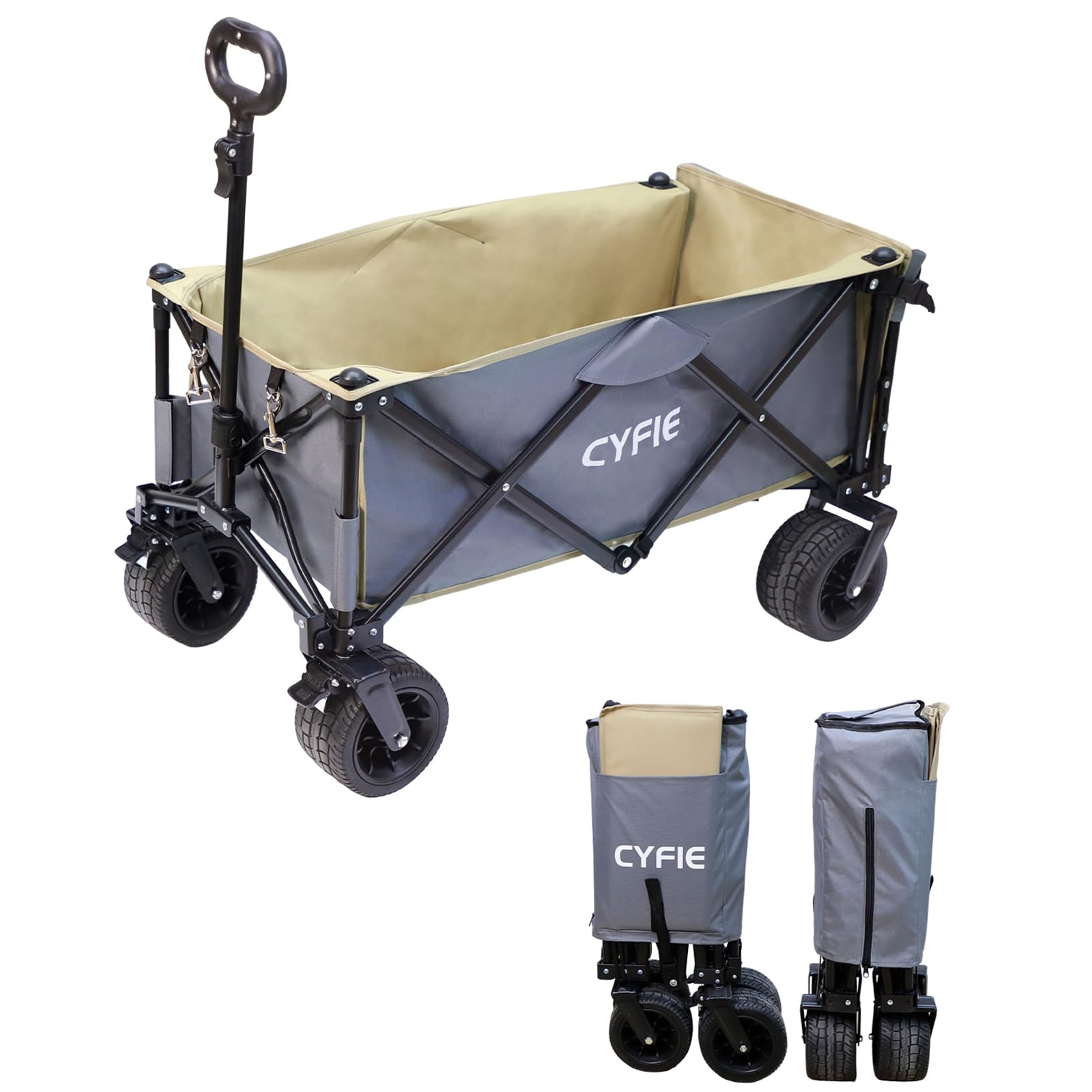 

Carry Outdoor совместим с Long CYFIE Carry Camping открывается в комплекте с бесплатной большой вместимостью тележки для переноски багажа, тележки, [большие шины, предметы]