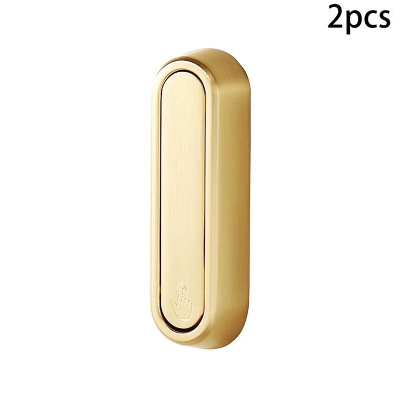 

2 шт. складные настенные подвесы, металлические складные крючки для ванной комнаты, кухни, спальни - экономят место, для полотенец, пальто золотистый