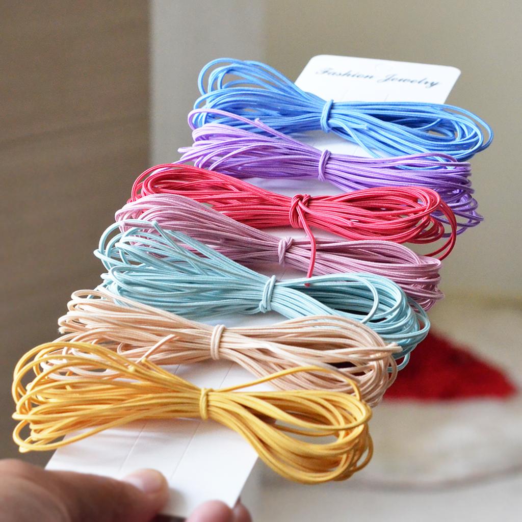 2mm Elastic String Cord Thread Beading for Jewelry Making, Bracelets Beading,