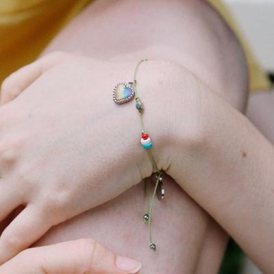 MERRYMOTIVE Love and Free String Bracelet