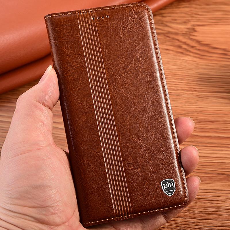 Business Genuine Leather Case for IPhone 17 Pro Max 14 13 12 11 15 16 Pro Max 16 Plus 16E 17 Air Card Pocket Wallet Flip Cover cremisi
