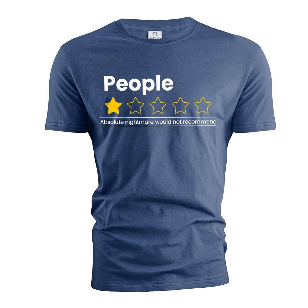 

Funny Anti social T-shirt introvert gifts humor humorous tshirt for her him 4XL