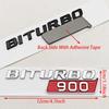 For Mercedes Benz AMG BITURBO 900 Auto Accessories ABS Car Styling Logo Biturbo 900 Badge Fender Side Sticker Emblem Decals AS1