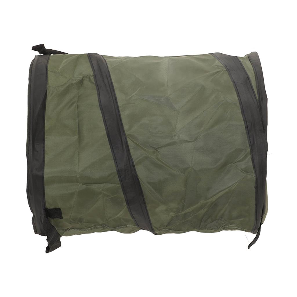 Camping Trash Can Portable Car Folding Green Strong Bearing Capacity Bottom Handle Collapsible