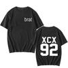 Charli XCX Brat Harajuku Print Women TShirt Street Korean Short Sleeve Summer Cotton Punk Tops Sudaderas Comfortable Clothes