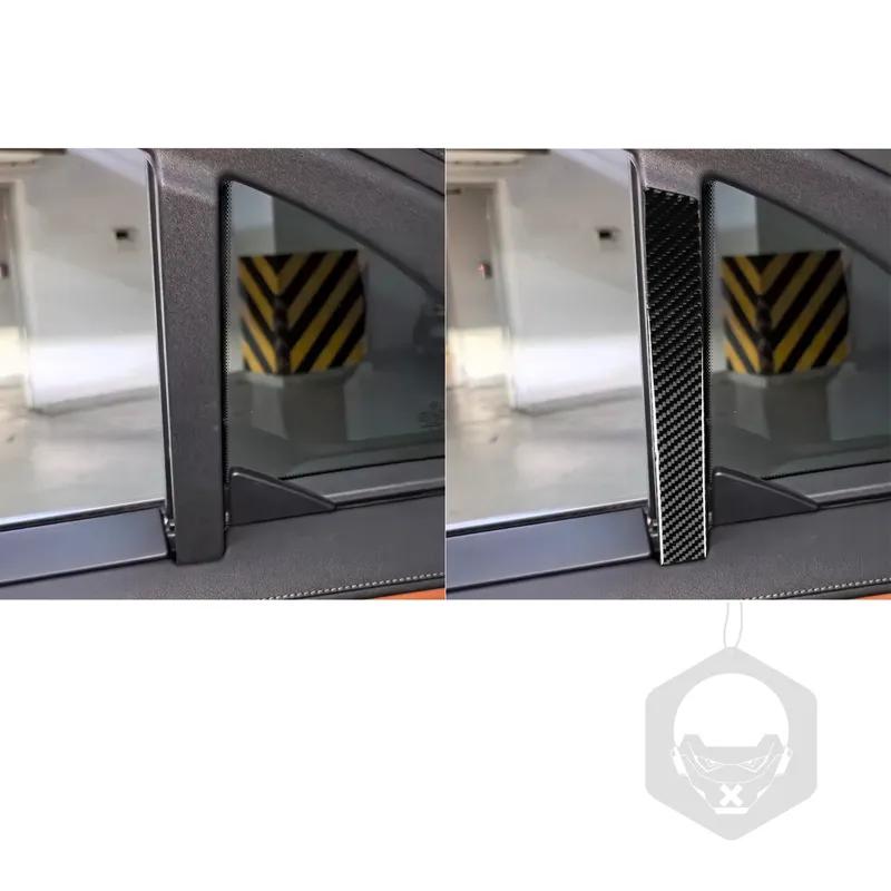Carbon Fiber C-pillar Window Panel Cover Sticker Car Accessories Interior Trim For Mercedes Benz Maybach S-Class W223 -2024
