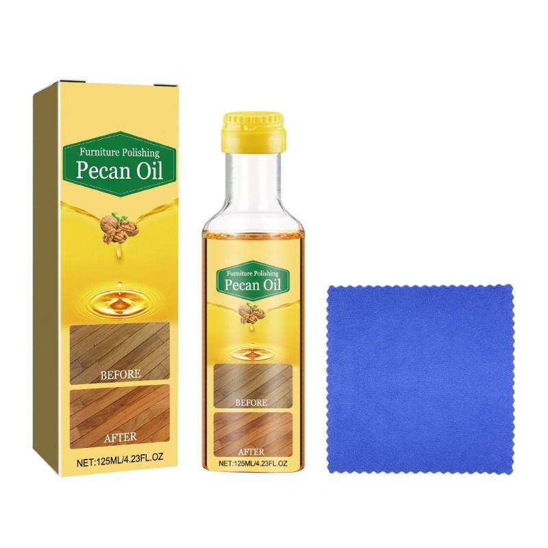 

Multipurpose 125ml Wood Furniture Protector Pecan Oil Wood Polish for Lustrous Finish Without Damage Furniture Protect