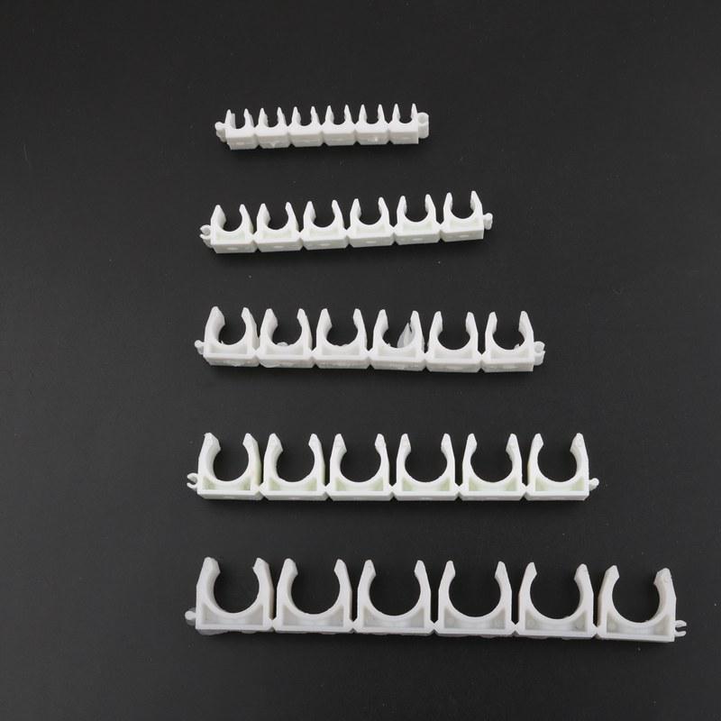 1PC 4 6 8 10 12mm Pipe Clamp Support Tube Bracket Water Pipe Connector Soft Hose Clamp Fittings Clip