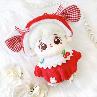Plush Toy Costume & Head Dress Set with Drooping Ears for 10-15cm G.triger G.trigger for Oshi Plushie, Plush Activity [product]
