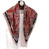 Cashew Double-sided Heterochrome Silk Scarf Versatile Neck Protection Comfortable Scarf Outer Decorative Triangle Scarf High-end Temperament Silk Scar