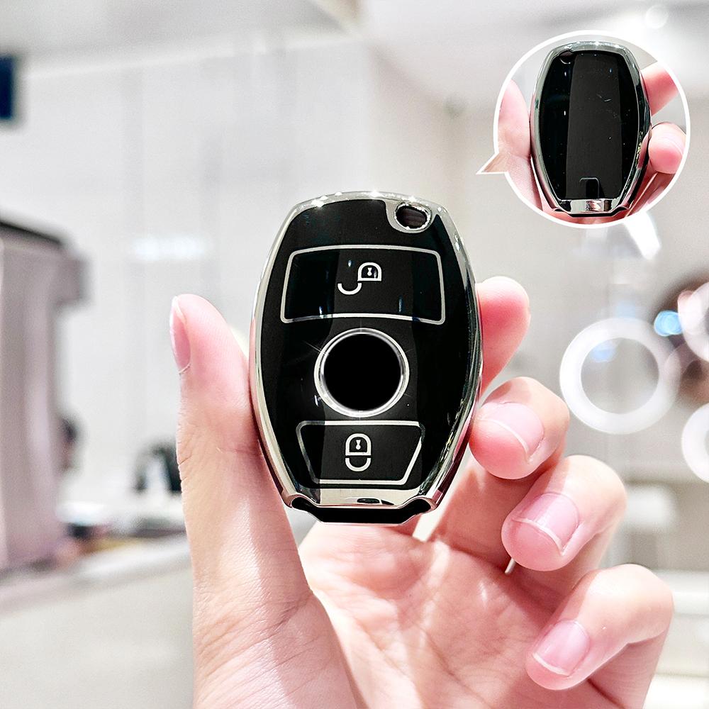 Tpu Car Key Case Keyless Cover Keychain For Mercedes Benz Gla Gls Glk Cls Cla C E A S Class Glc W176 W463 W205 W204 W212 W221