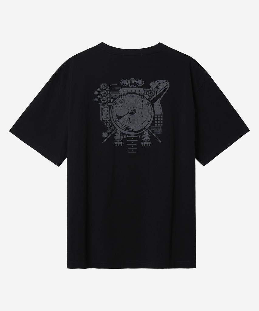 NODE LABS Dev:11 Electronic Graphic Short Sleeve T-Shirt_Black