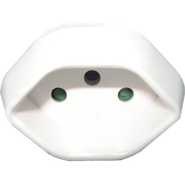 Adaptateur Suisse Vers France ZENITECH