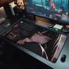 40*90cm Gaming Samurai Oni Mouse Pad Japan Mask Girl Deskmat Large Gamer Professional Premium Mousepad Speed Control Accessories