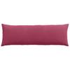 Sofa Cushions 2 Pieces Burgundy 120 x 40 cm Cord Fabric