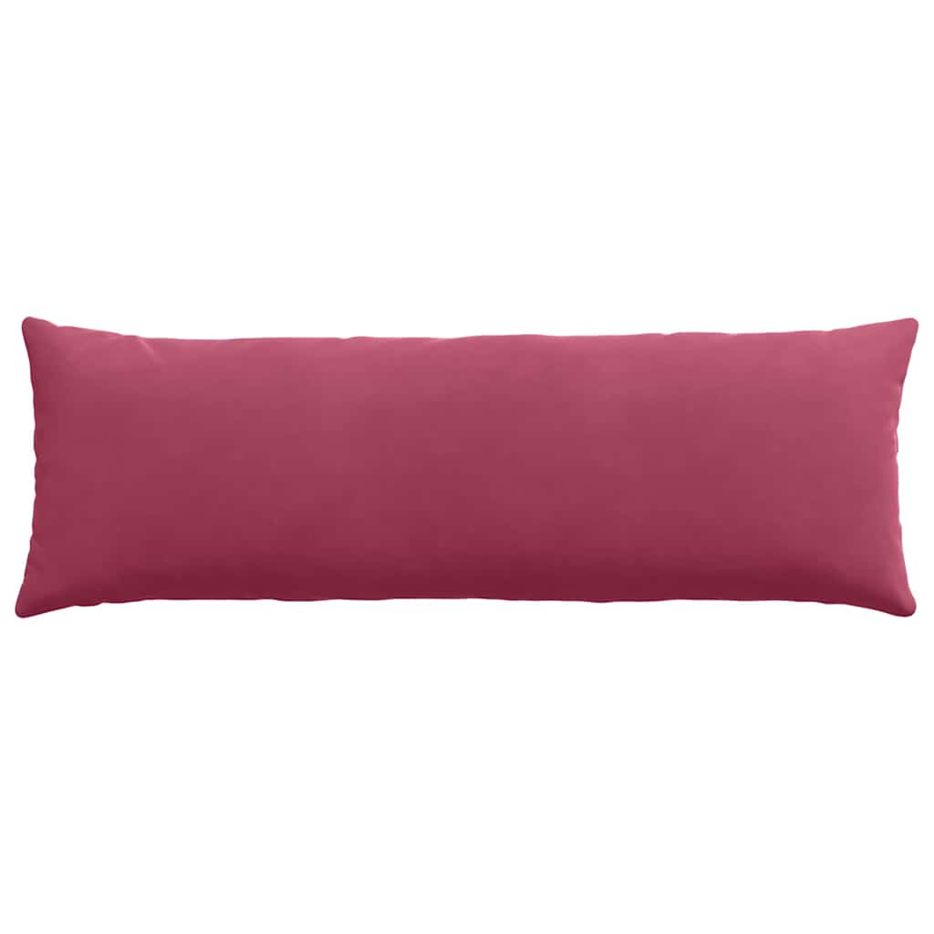 Sofa Cushions 2 Pieces Burgundy 120 x 40 cm Cord Fabric