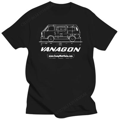 Unisex Tshirt  Vanagon Technical Drawing   T3 Vanagon Westfalia   T Shirt Printed TShirt Tees Top