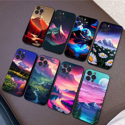 Mountain Phone Case For iPhone Samsung Galaxy Redmi Xiaomi Oppo OnePlus Note S A 7 8 9 10 11 12 13 14 20 21 22 23 53 54 Pro Max Plus Ultra TPU Soft