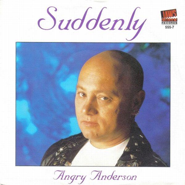 

7inch Record ANGRY ANDERSON - Suddenly JAWS5557 Jaws Records 1988 UK Rock Used