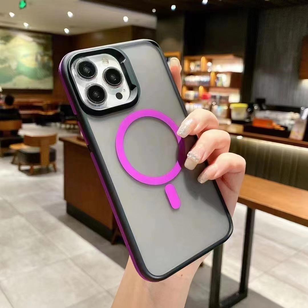 

Подходит для чехла для мобильного телефона Apple 15promax Магнитный IPhone 14plus Кожа Матовый 13 Полупрозрачный Защитный чехол Apple 15Plus