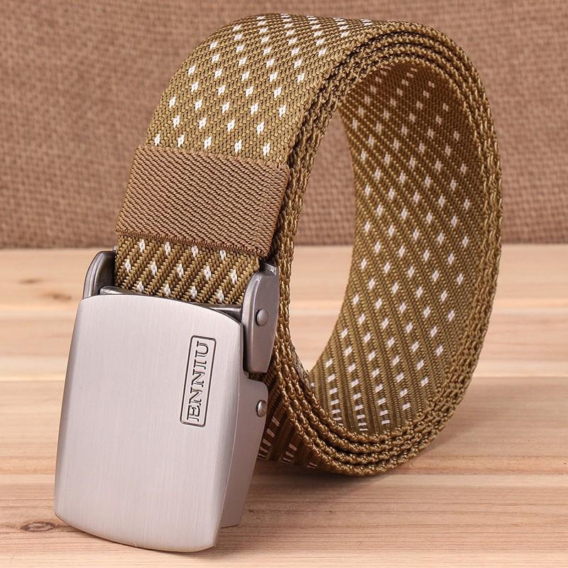 TUSHI Outdoor Men s Snowflake Casual Canvas Belt Tooling Quick-drying Nylon 120cm