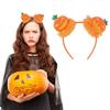 Pumpkin Hairhoop Festival Headband Halloween Dressingup Costume Props Headpiece Theme Party Headband Adult Holiday Props
