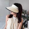 Xiaoxiangfeng empty top sun protection hat women's summer UV protection sun hat large brim foldable sun hat