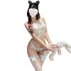 Sex Underwear New Sexy Eyelashes Lace Sex Underwear Set Women's Perspective Three-point Temptation