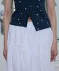 Apeijeu [Two-Way] Cancan Shirring Long Skirt (White)