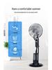 Multi-Purpose Floor-Standing Electric Fan with Spray Function - Meets European, British, & American Standards