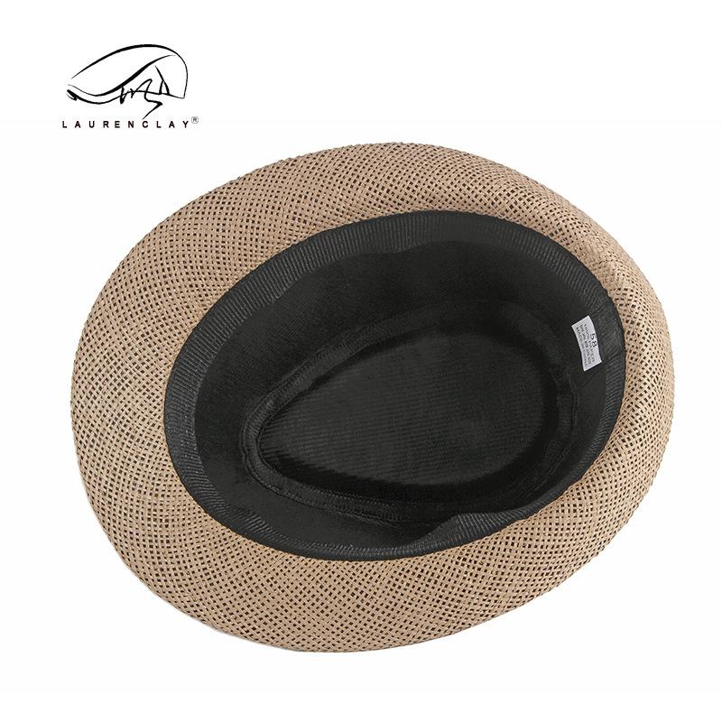 Summer Hat Women's Sunscreen Shade Top Hat Fashion Straw Jazz Hat Men's Outdoor Beach Hat Travel Hat