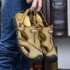 38-48 Sommer Herren Übergröße Leder Strandsandalen Herren Sandalen mit geschlossenen Zehen