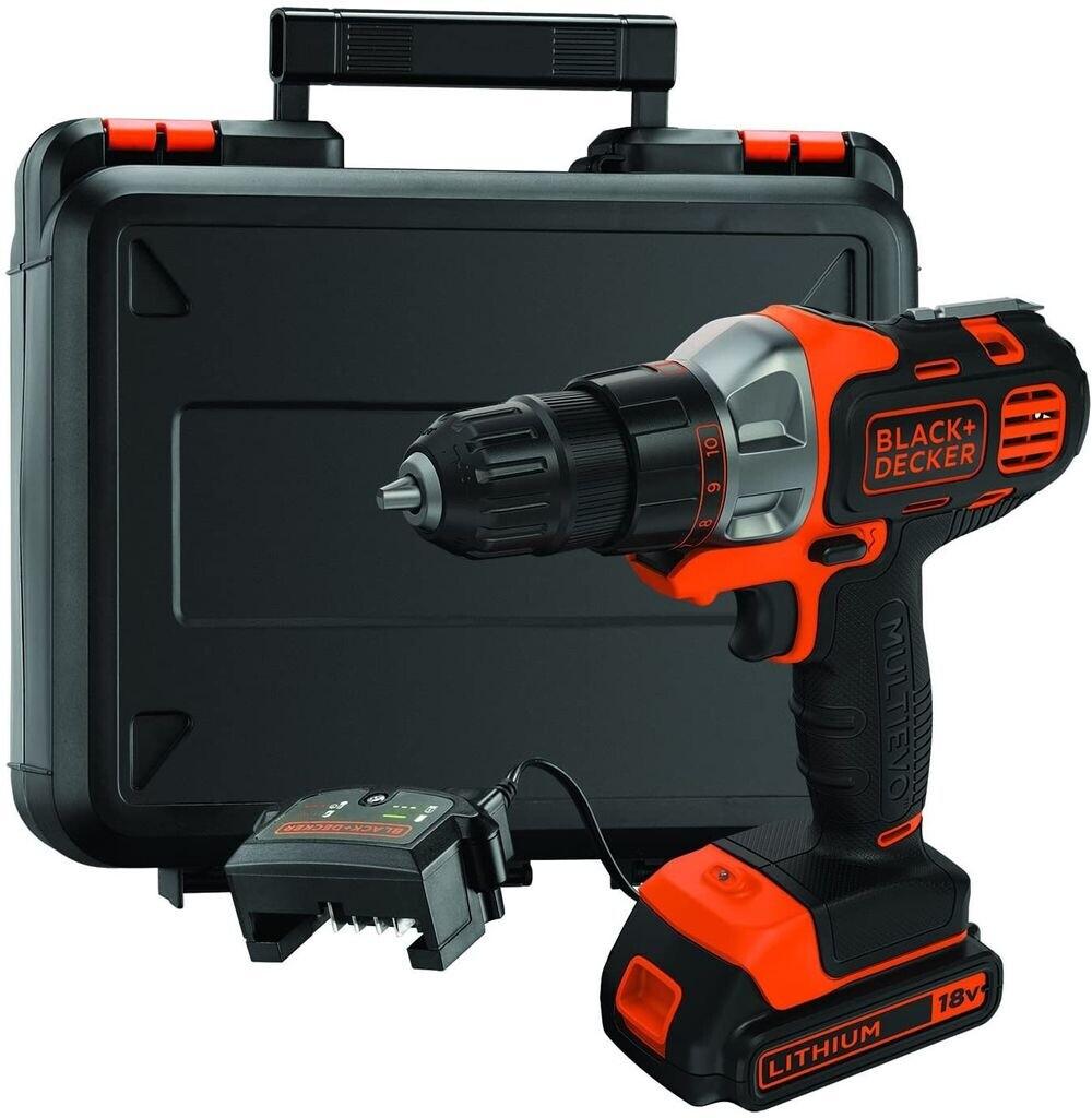 Дрель-шуруповёрт Black & Decker MT 218 K Multievo Starter Set