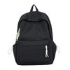 Schoolbag New Japanese Simple Versatile College Student Backpack for Middle and High School Students Large Capacity Solid Color Casual Travel Backpack