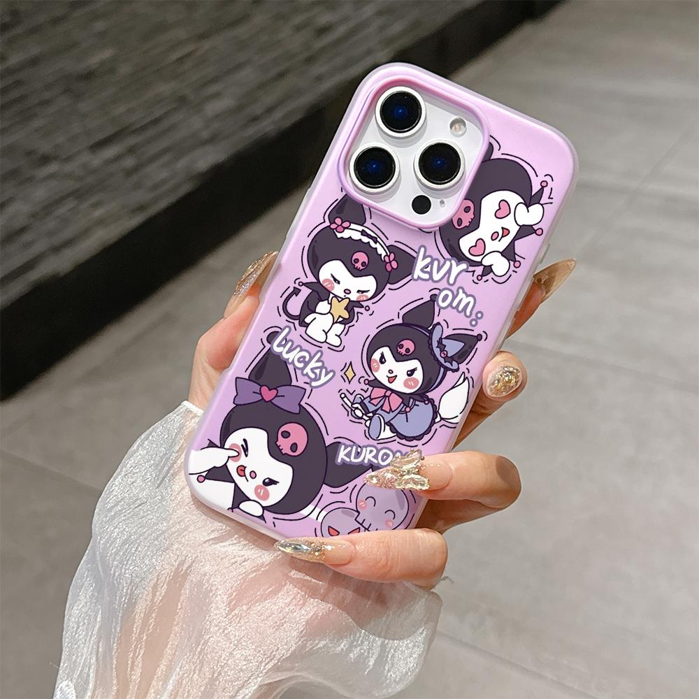 Sanrio Family Hello Kitty Kuromi Case For Xiaomi Redmi Note 15 Pro 5G 15 15C Note 14 13 12 11 10 Pro Plus 13C 5G 2 IN 1 Cover