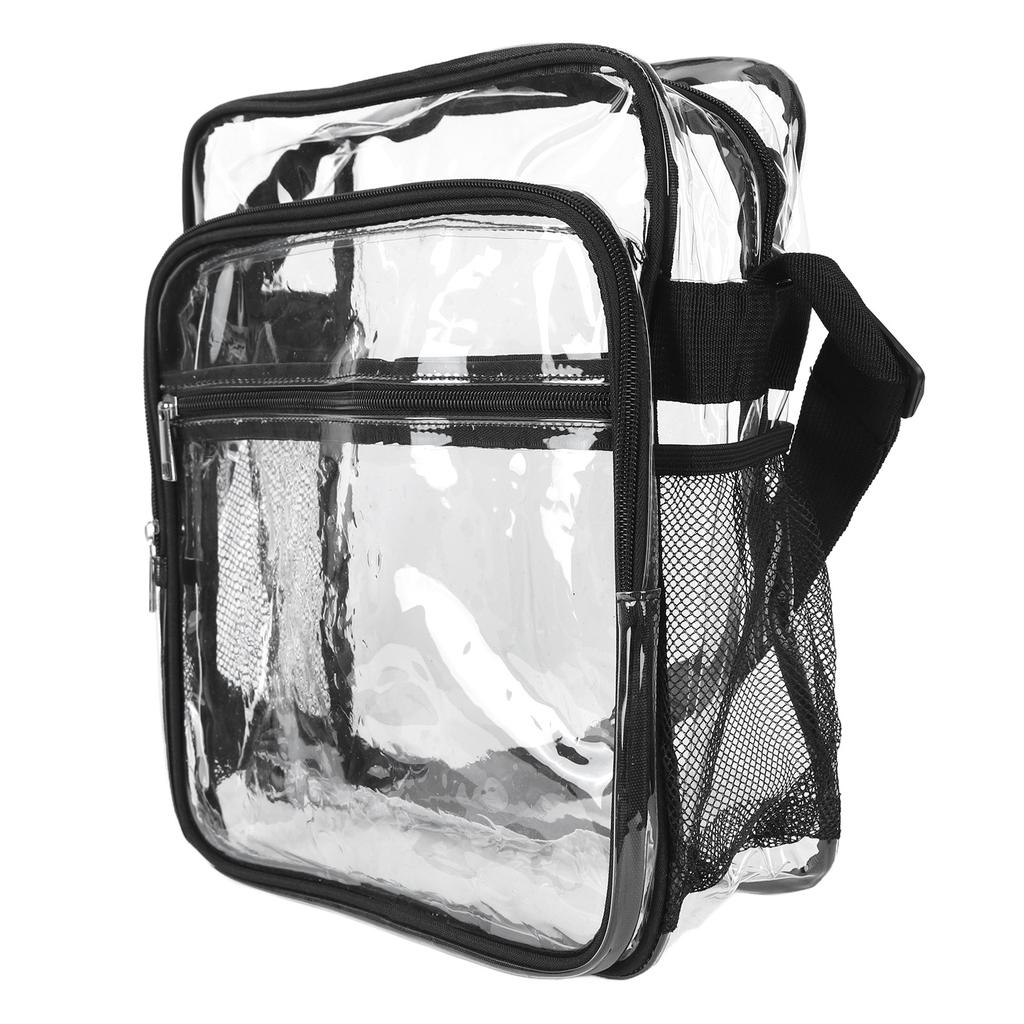 Clr Shoulder Bag Fashion Lightweight Large Capacity PVC Transparent Shoulder Bag for Travel Concerts Sports Events