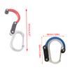 Carabiner Buckle Clip Multifunctional Keychain D Shape Buckle Clip Aluminum Alloy Outdoor Carabiner Clip Swivel Hooks